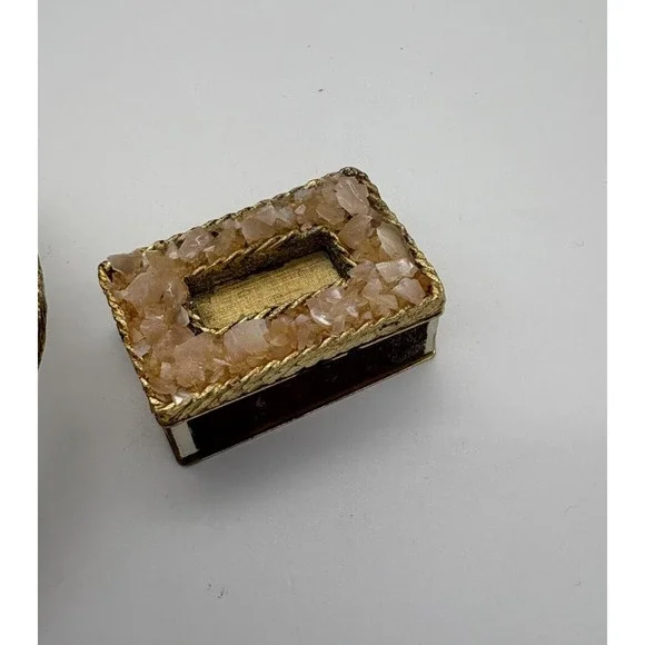 Vintage Matchbox Holder  And Ashtray with La Petite Safety Matches Sweden - Picture 3 of 8